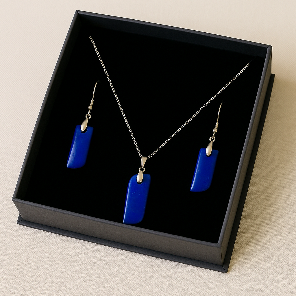 Necklace and earrings