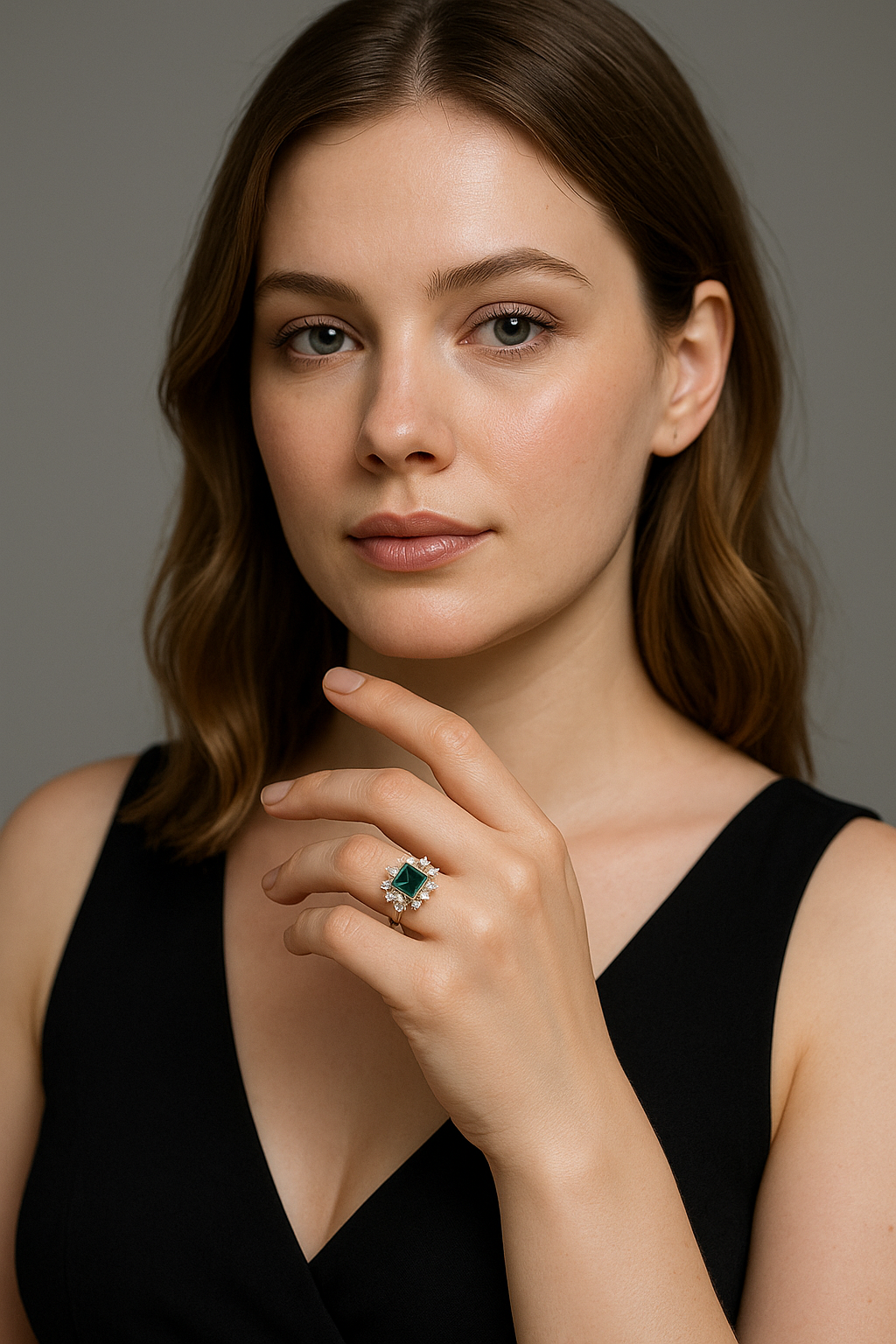 Tourmaline women ring