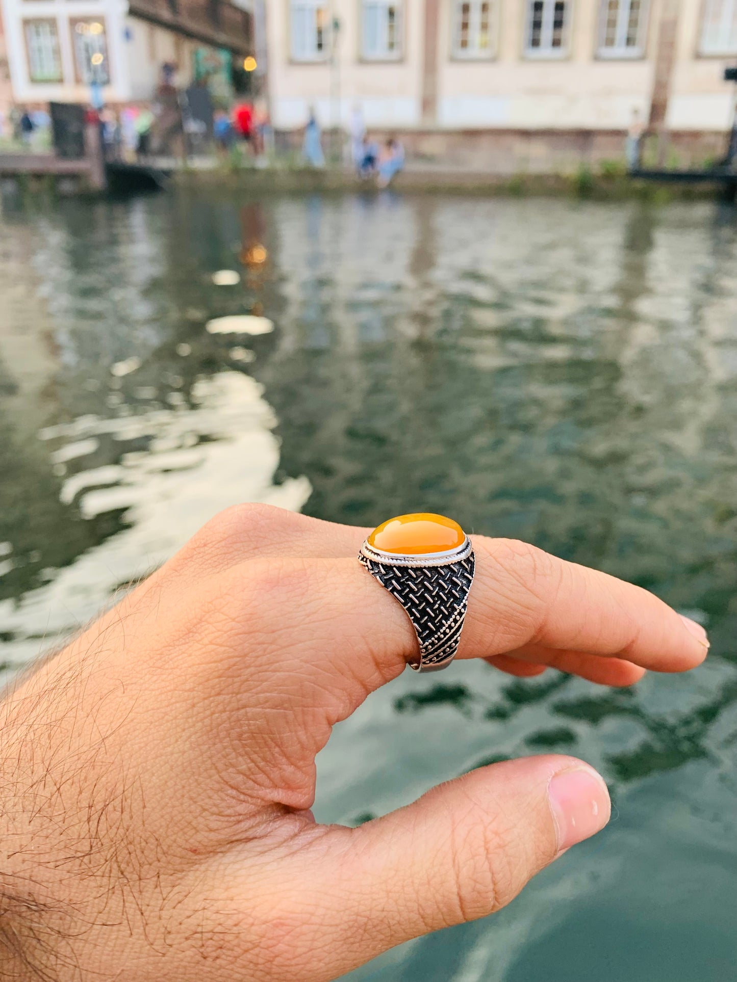 Men silver rings