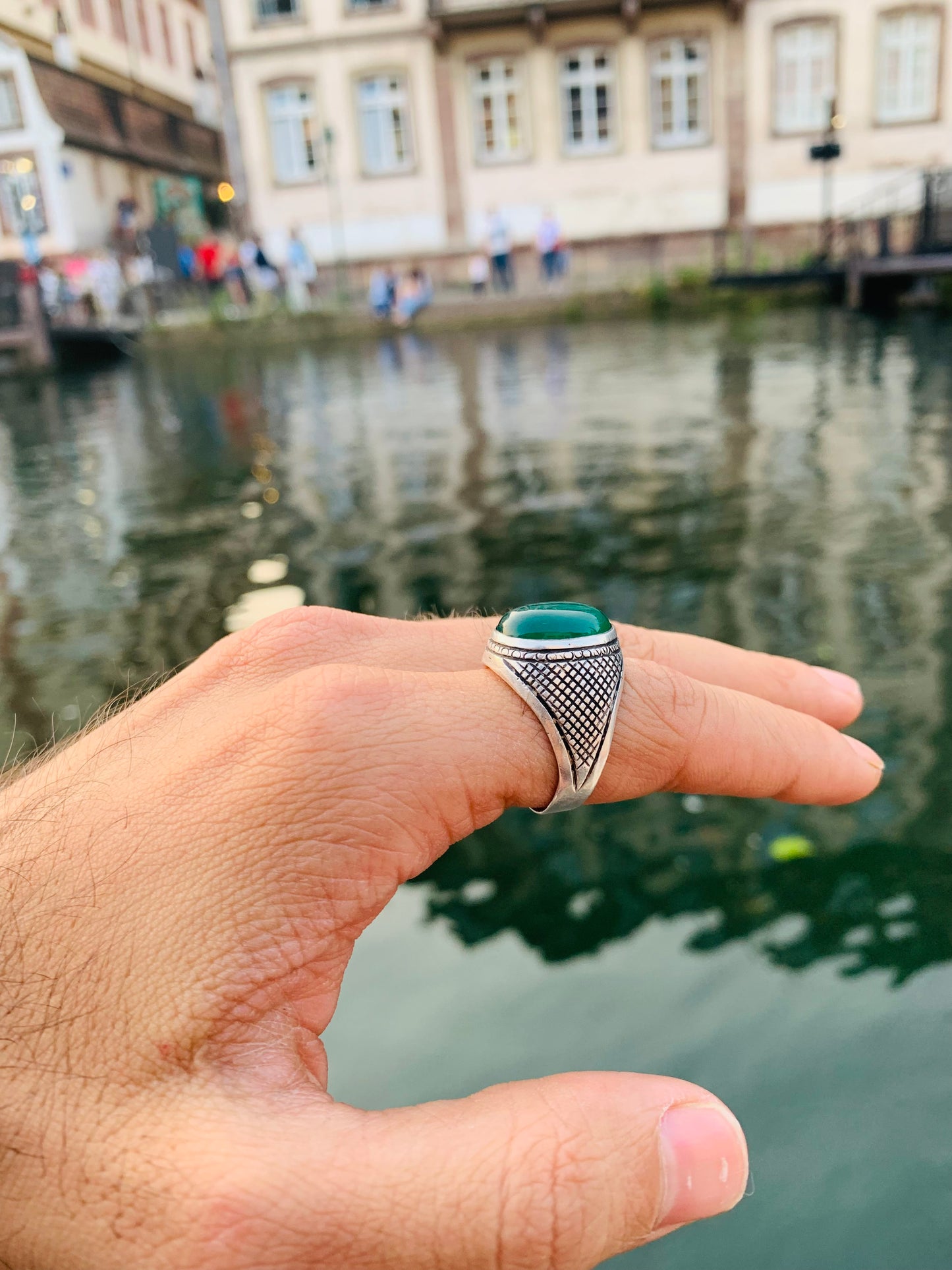 Men silver rings