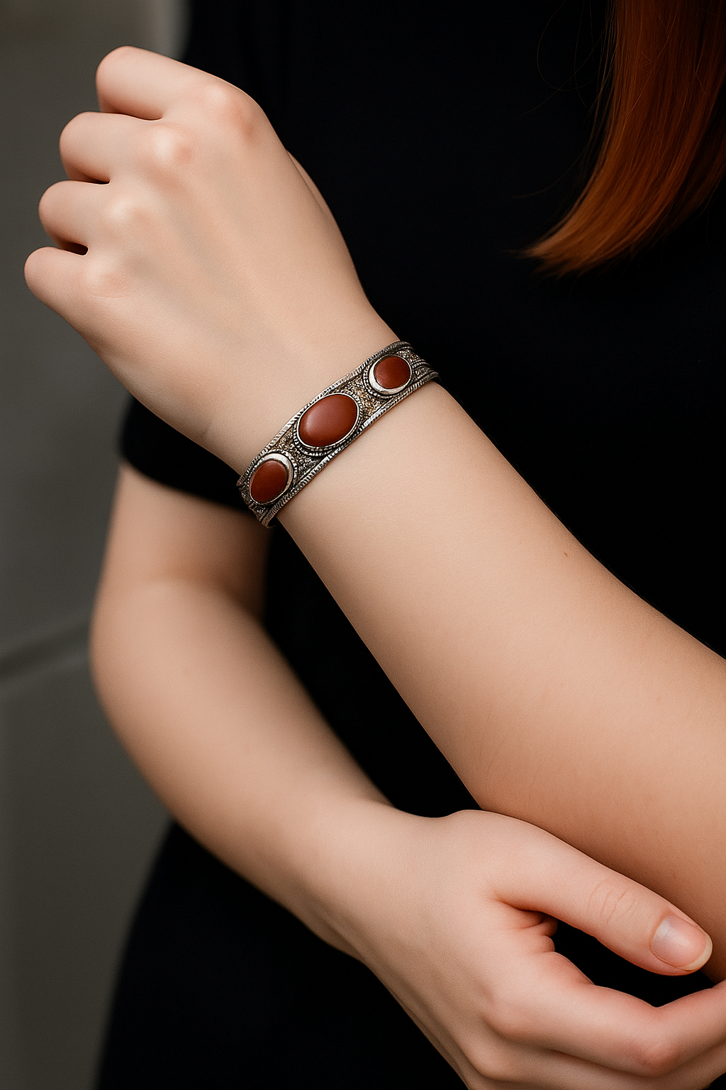 Silver plate bracelet