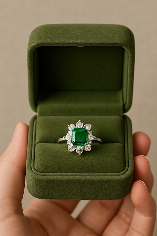 Tourmaline women ring