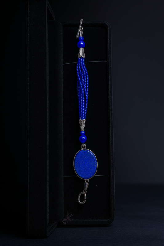 Royal Lapis,agate,coral Elegance Bracelet